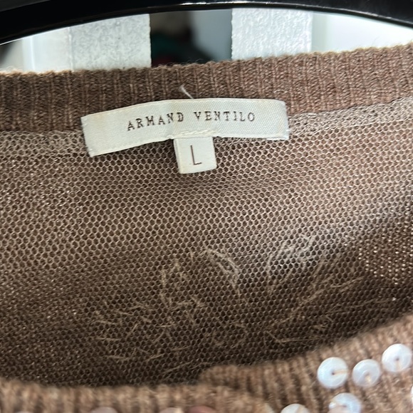 100% cashmere Armand Ventilo absolutely gorgeous sweater - Picture 3 of 4
